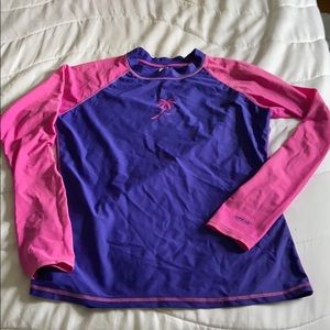 Women’s long sleeved rash guard size L. EUC